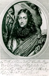 Prince Rupert of the Rhine engraved by William Faithorne